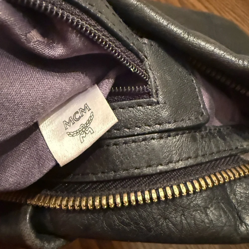 MCM Black Leather Crossbody - Picture 11 of 14